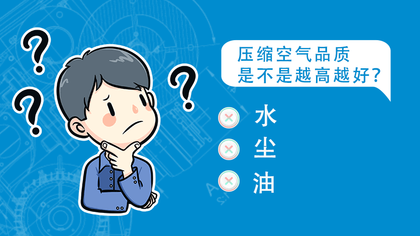 壓縮空氣品質(zhì)是不是越高越好？